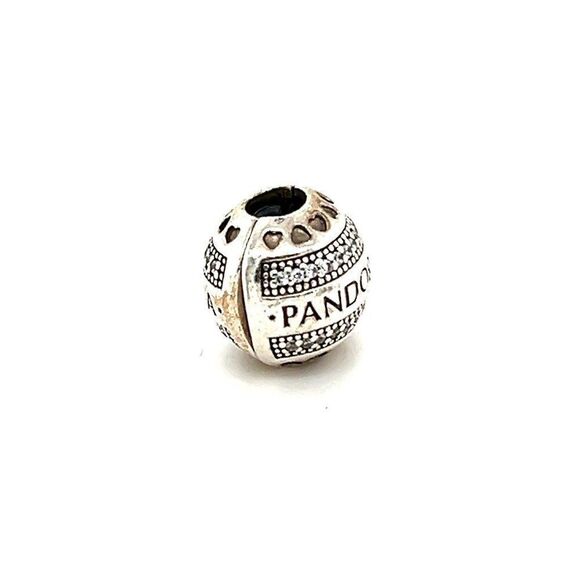 Pandora Signature Cz Clip Charm - Picture 2 of 3